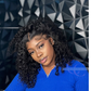 Deep curly hd lace front wig