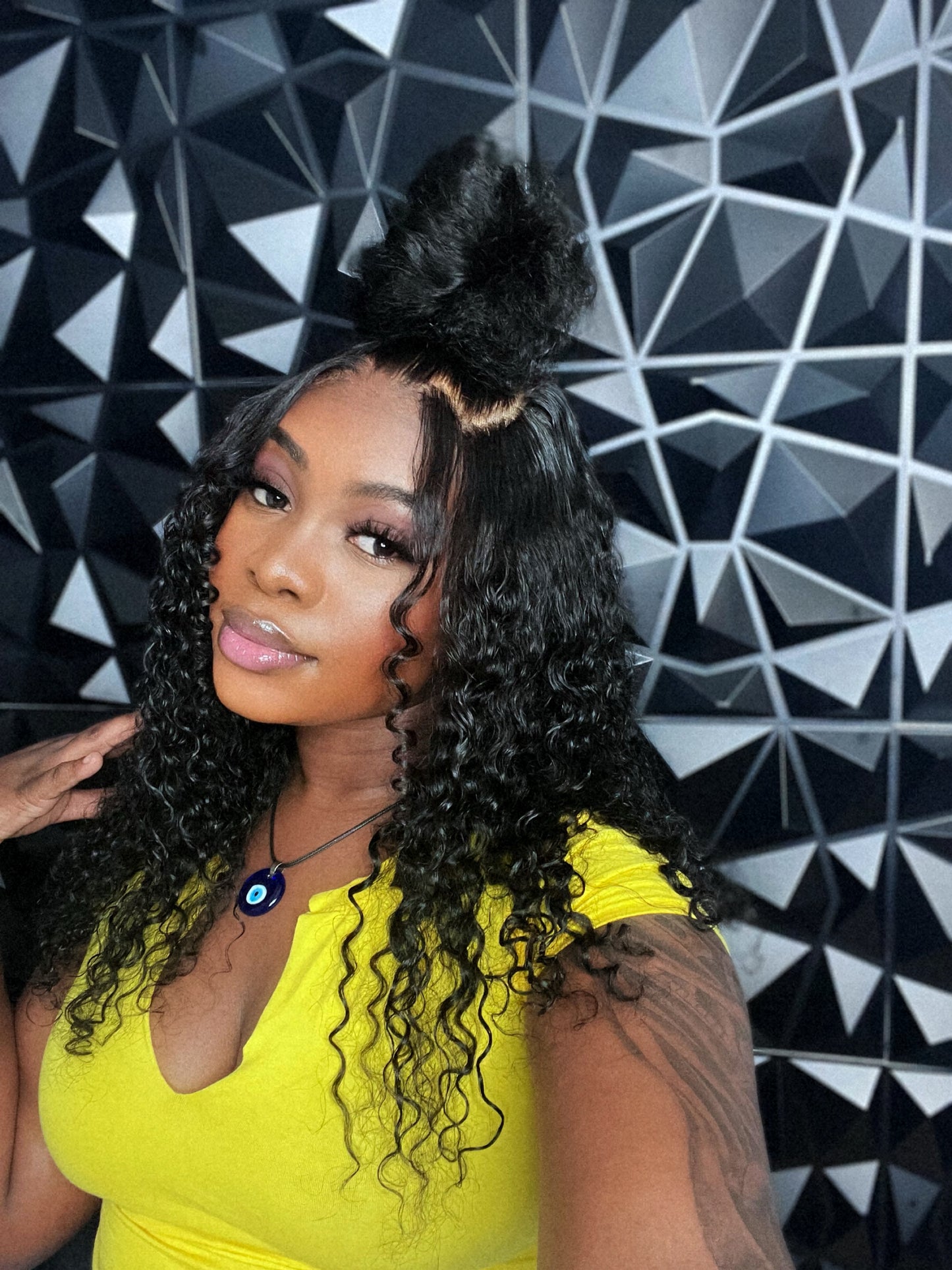 Glueless 5x5 curly wig